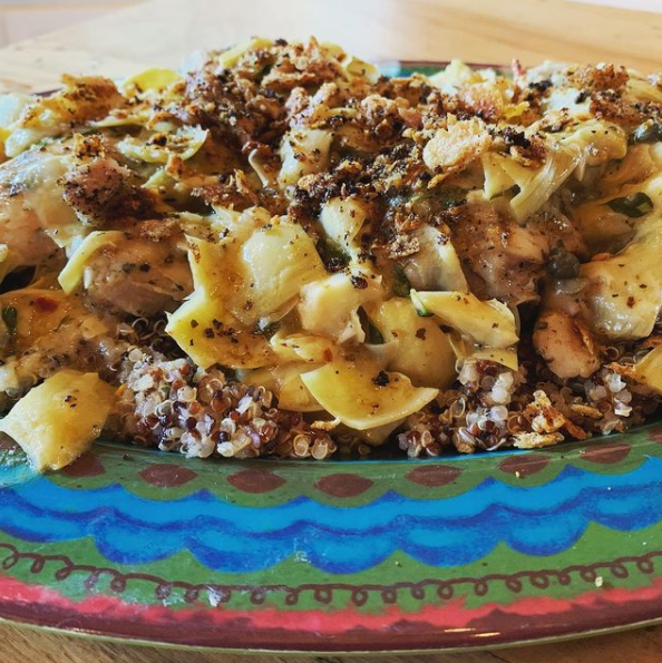 Chicken Thighs with White Wine Artichoke Sauce Sarafina's Kitchen